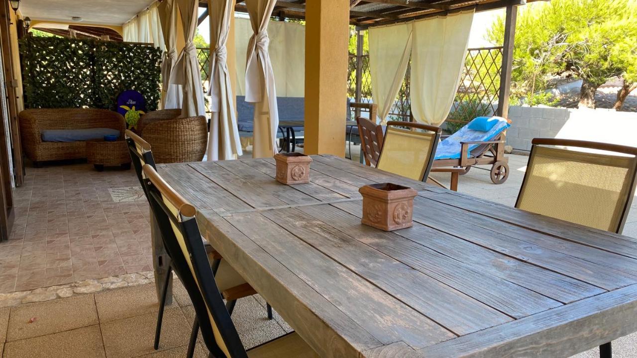 Ferienwohnung Stefania Porto Pino Exterior foto