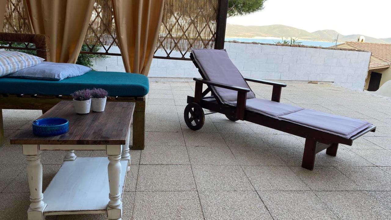 Ferienwohnung Stefania Porto Pino Exterior foto