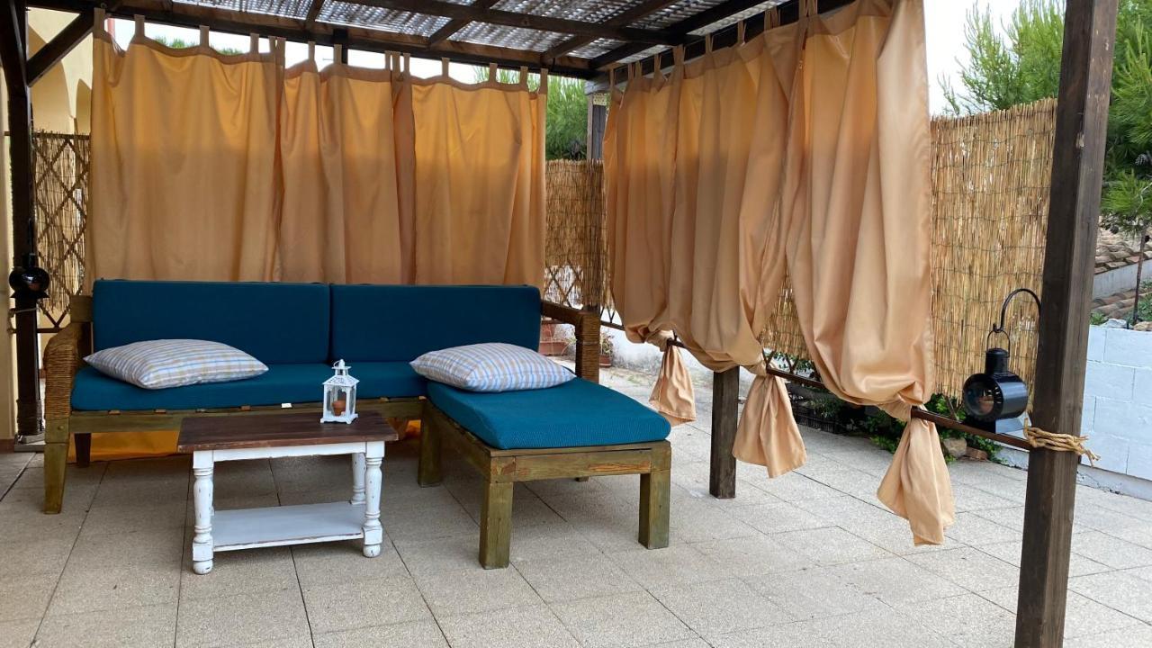 Ferienwohnung Stefania Porto Pino Exterior foto